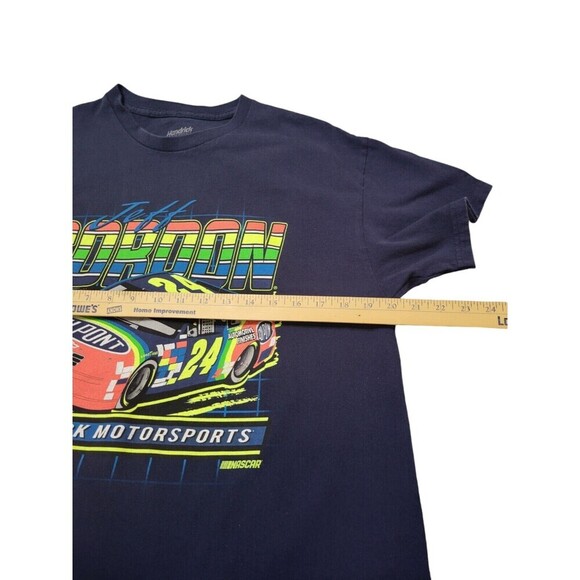 Jeff Gordon Retro / Vintage Style T-shirt Navy Blue SIZE: L - EUC - Picture 6 of 9